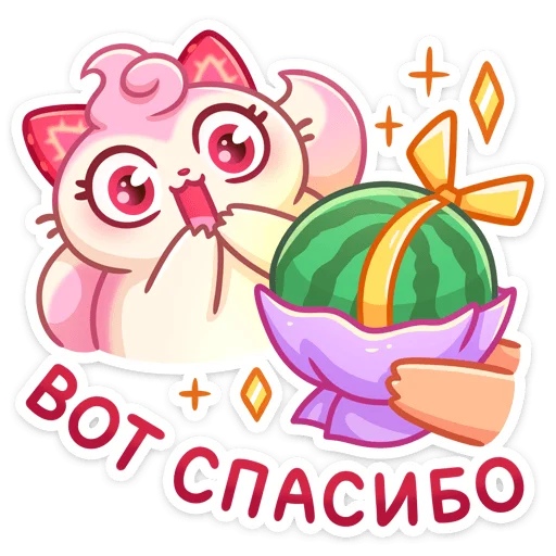 Sticker Клубничка Душечка