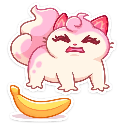 Sticker from the "Клубничка Душечка" sticker pack