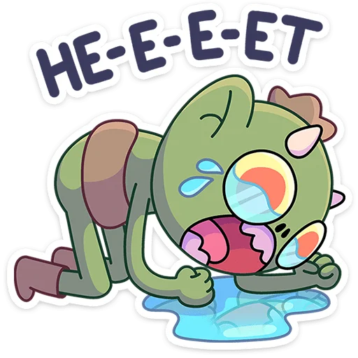 Sticker from the "Злыдня" sticker pack