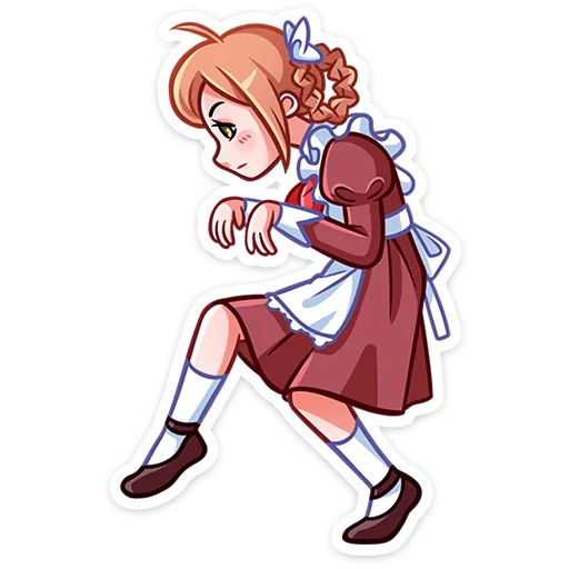 Sticker from the "Томочка" sticker pack