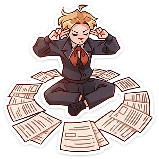 Sticker from the "Школьник Владик без текста" sticker pack