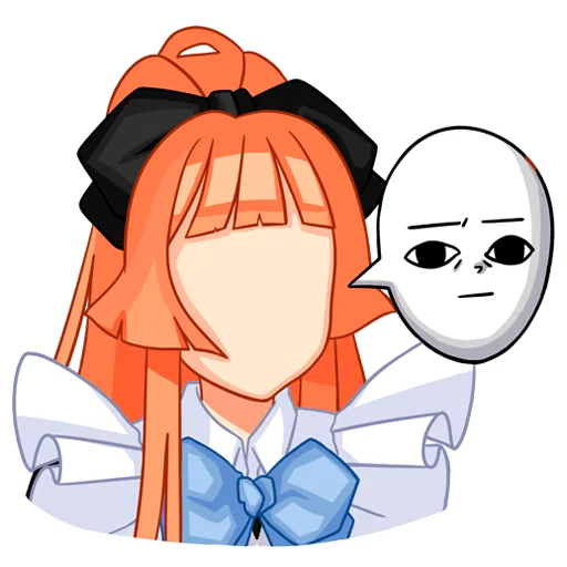 Sticker from the "Мей без надписей" sticker pack