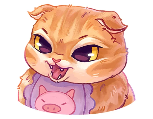 Sticker from the "Мявс без надписей" sticker pack