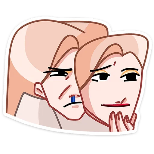 Sticker from the "Наташа" sticker pack