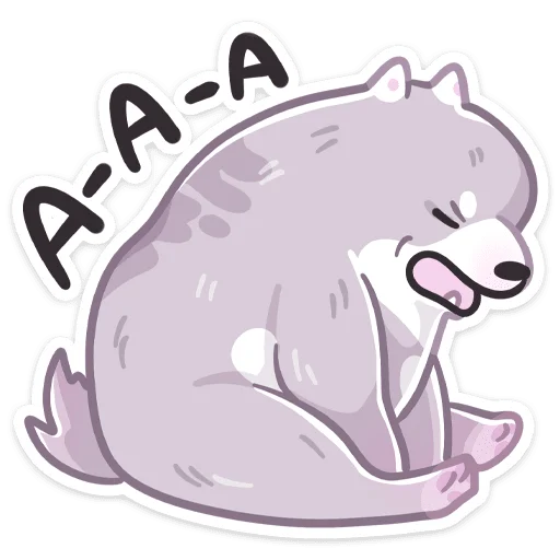 Sticker from the "Буп" sticker pack