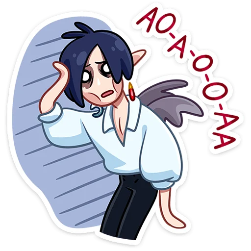 Sticker from the "Авель" sticker pack