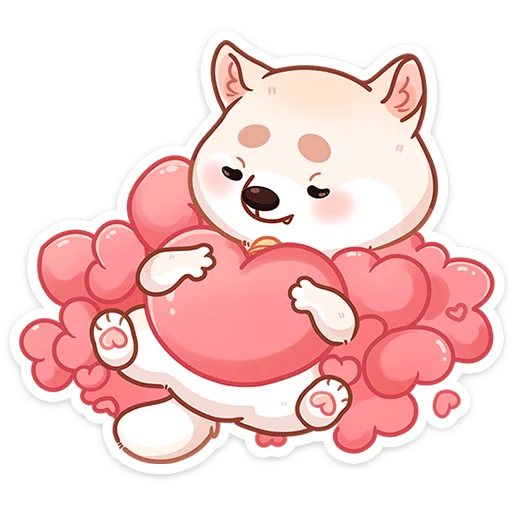 Sticker from the "Шиба" sticker pack