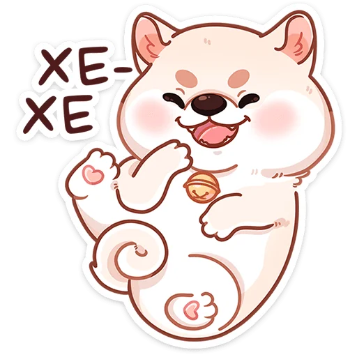 Sticker from the "Шиба" sticker pack