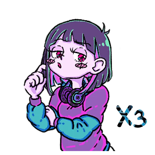 Sticker from the "Цветной чип" sticker pack