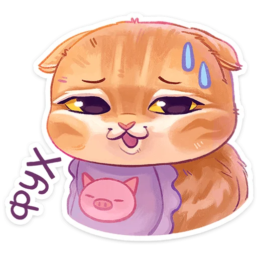 Sticker from the "Мявс" sticker pack