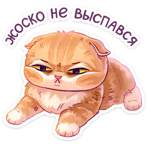 Sticker from the "Мявс" sticker pack