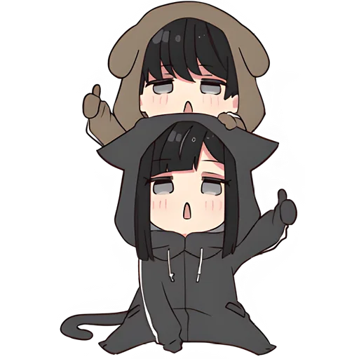 Sticker Юрудура-тян | Yurudara-chan