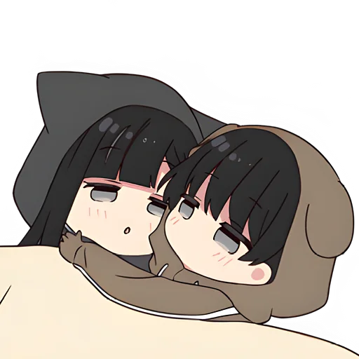 Sticker from the "Юрудура-тян | Yurudara-chan" sticker pack