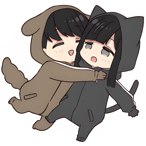 Sticker from the "Юрудура-тян | Yurudara-chan" sticker pack