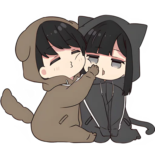 Sticker from the "Юрудура-тян | Yurudara-chan" sticker pack