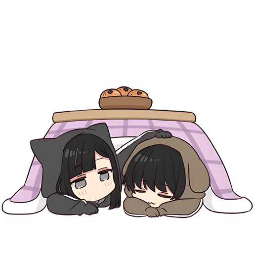 Sticker from the "Юрудура тян | Yurudara chan" sticker pack