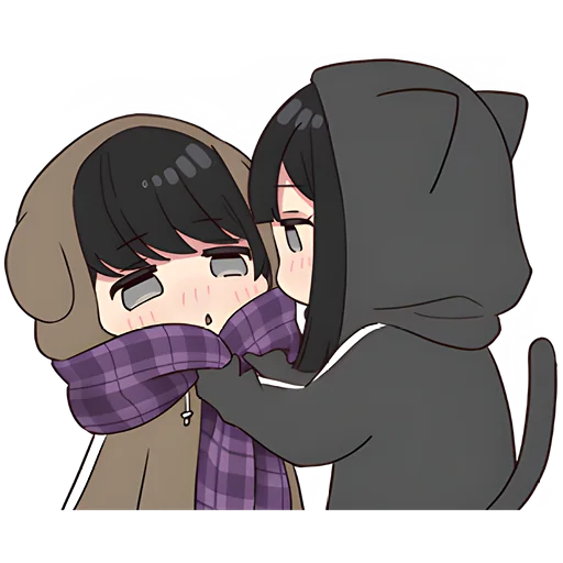 Sticker from the "Юрудура тян | Yurudara chan" sticker pack