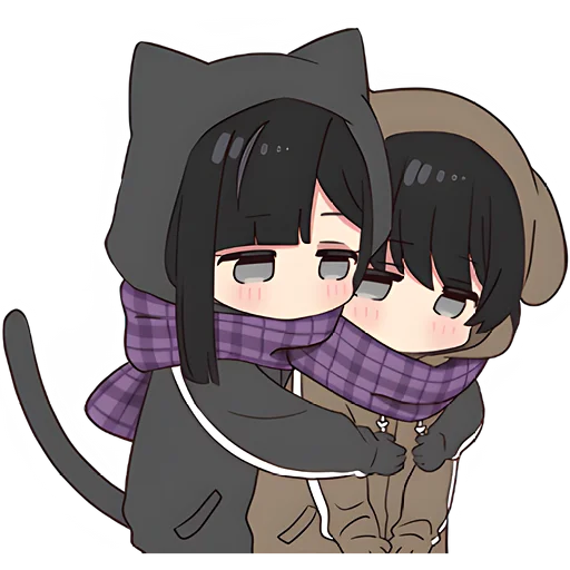 Sticker from the "Юрудура тян | Yurudara chan" sticker pack