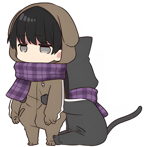 Sticker from the "Юрудура тян | Yurudara chan" sticker pack