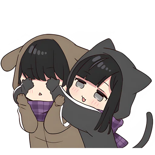 Sticker from the "Юрудура тян | Yurudara chan" sticker pack