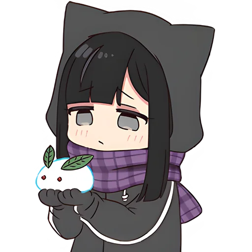 Sticker from the "Юрудура тян | Yurudara chan" sticker pack