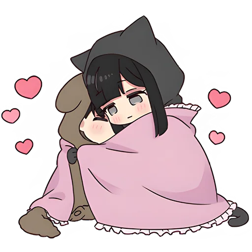 Sticker from the "Юрудура тян | Yurudara chan" sticker pack