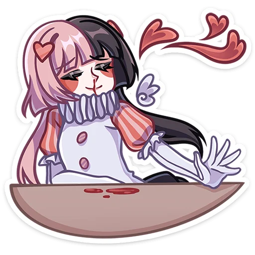 Sticker from the "Валентинка Маф" sticker pack