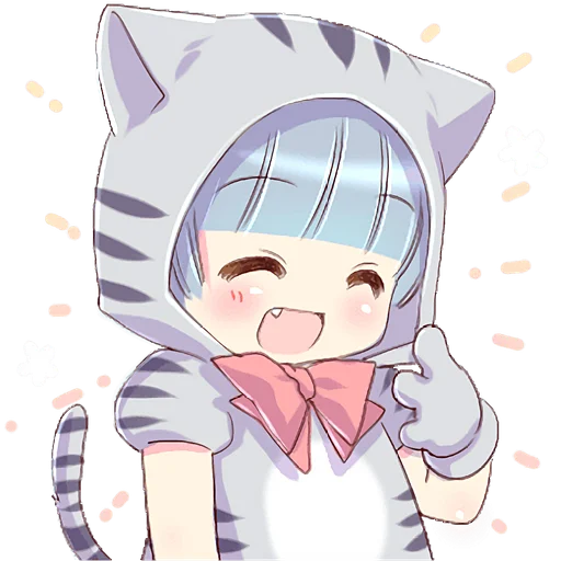 Sticker from the "Котейкины ушки" sticker pack