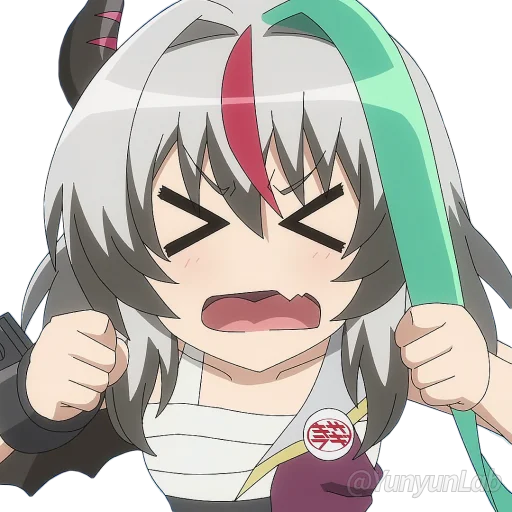 Sticker from the "Sentouin, Hakenshimasu!" sticker pack