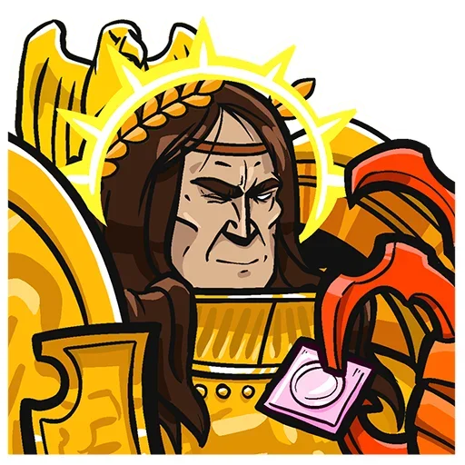 Sticker from the "Emperor" sticker pack