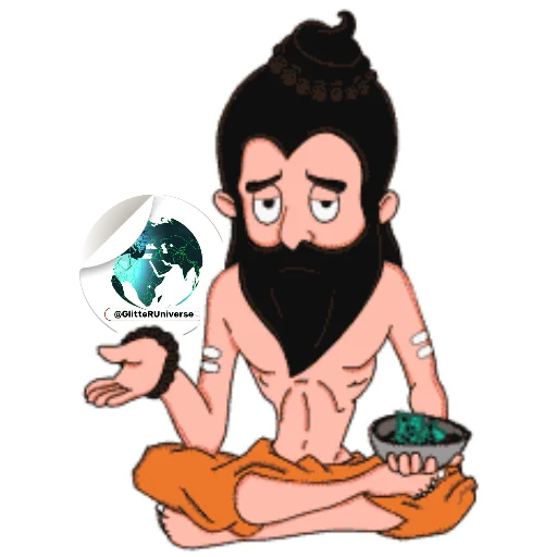 Sticker from the "BaBa" sticker pack