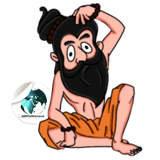 Sticker from the "BaBa" sticker pack