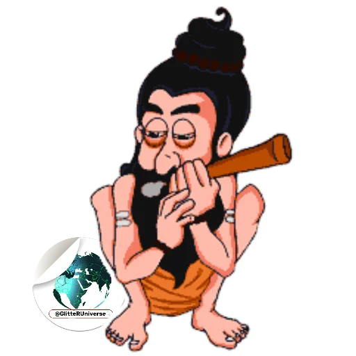 Sticker from the "BaBa" sticker pack