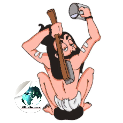 Sticker from the "BaBa" sticker pack