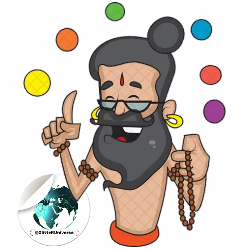 Sticker from the "BaBa" sticker pack