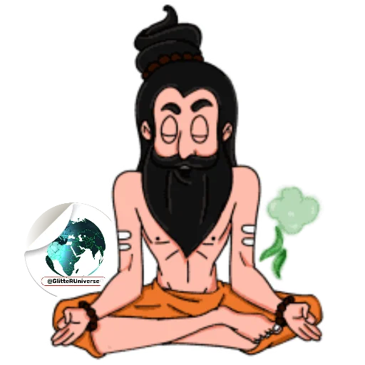 Sticker from the "BaBa" sticker pack