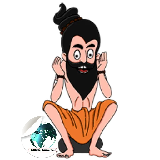 Sticker from the "BaBa" sticker pack