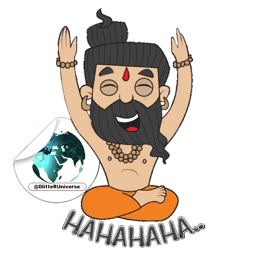 Sticker from the "BaBa" sticker pack