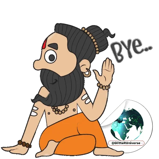 Sticker from the "BaBa" sticker pack