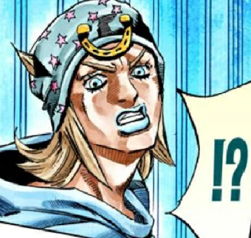 Sticker from the "Steel ball run #1" sticker pack