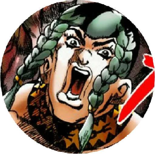 Sticker from the "Steel ball run #1" sticker pack