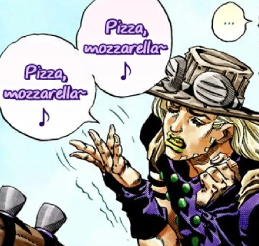 Стикер из набора "Steel ball run #1"