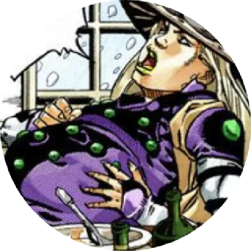 Sticker from the "Steel ball run #1" sticker pack