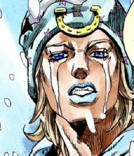 Sticker from the "Steel ball run #1" sticker pack