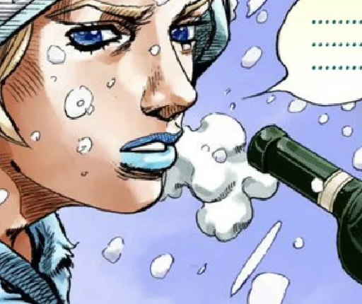 Sticker Steel ball run #1