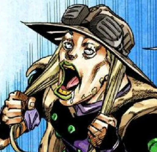 Sticker from the "Steel ball run #1" sticker pack