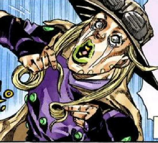 Sticker from the "Steel ball run #1" sticker pack