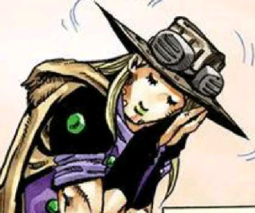 Sticker Steel ball run #1