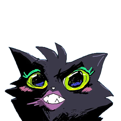 Sticker from the "Zuzu the Cat" sticker pack