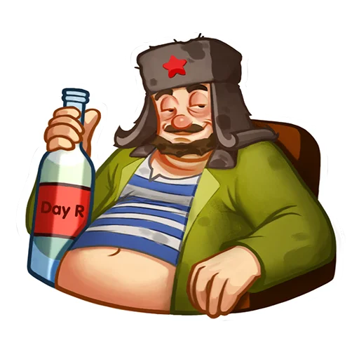 Sticker from the "Day R survival rus" sticker pack